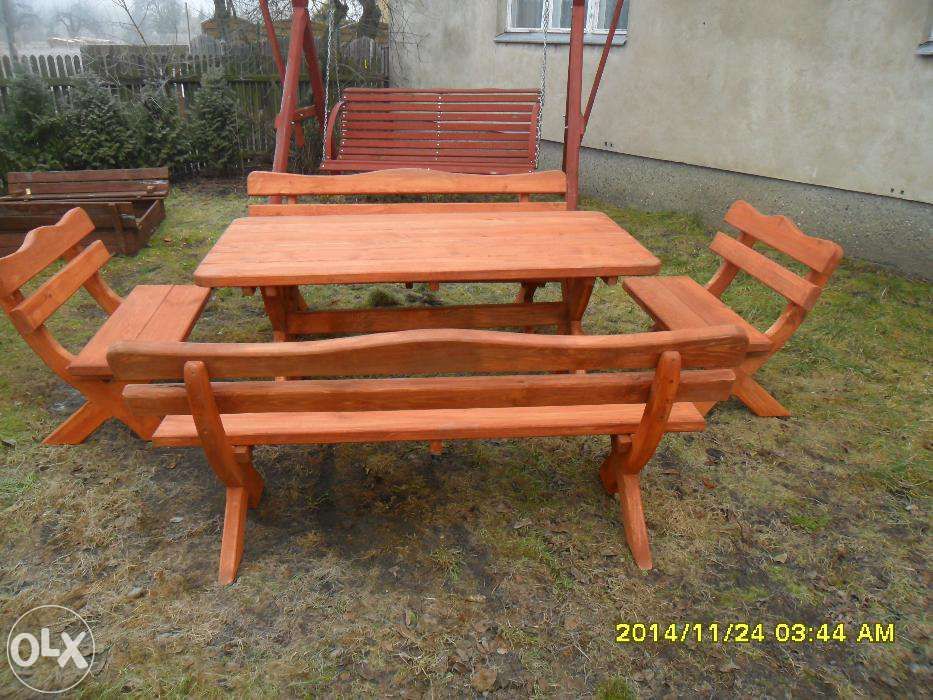 Meble ogrodowe biesiadne stół ławki deski 5 cm Promocja