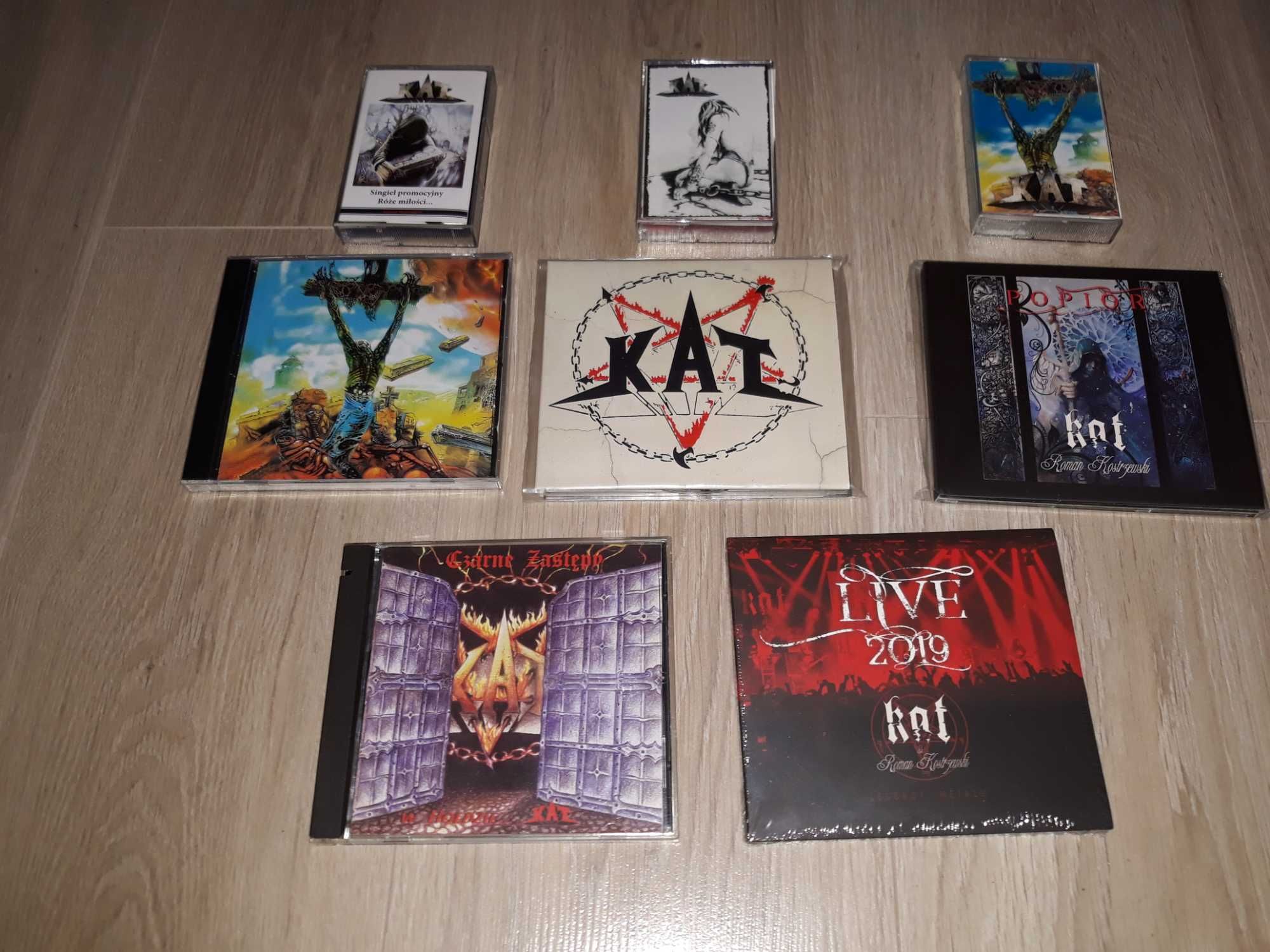 Kat Winyle Kasety CD popiór bastard ballady róże szydercze 666 live