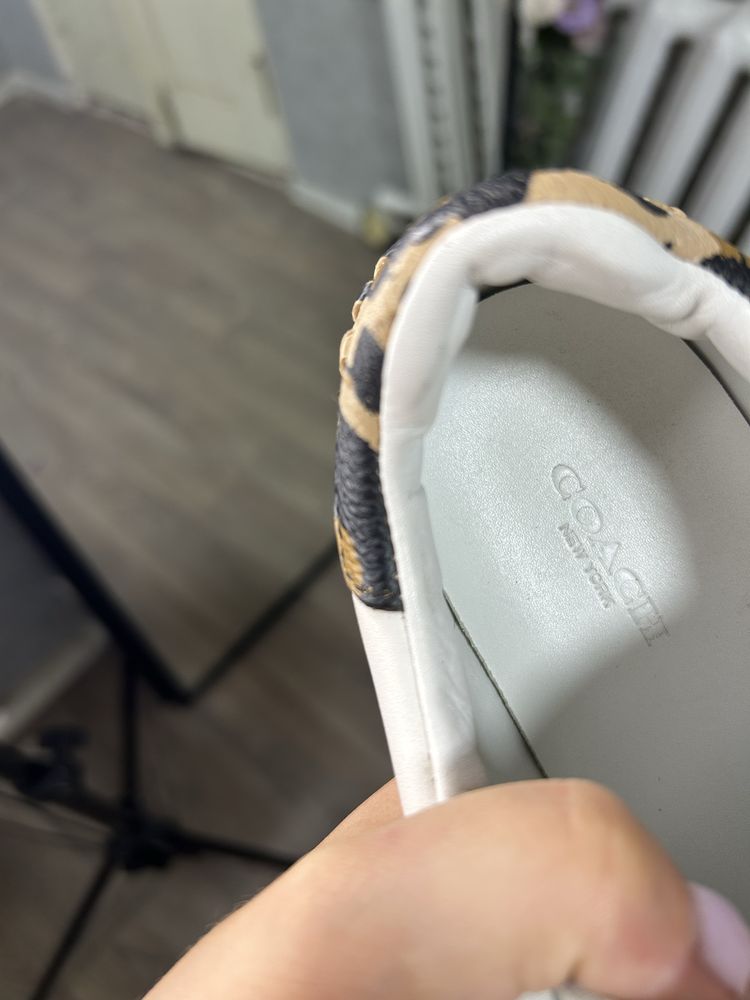 Білі кеди оригінал Coach, 39,5 р