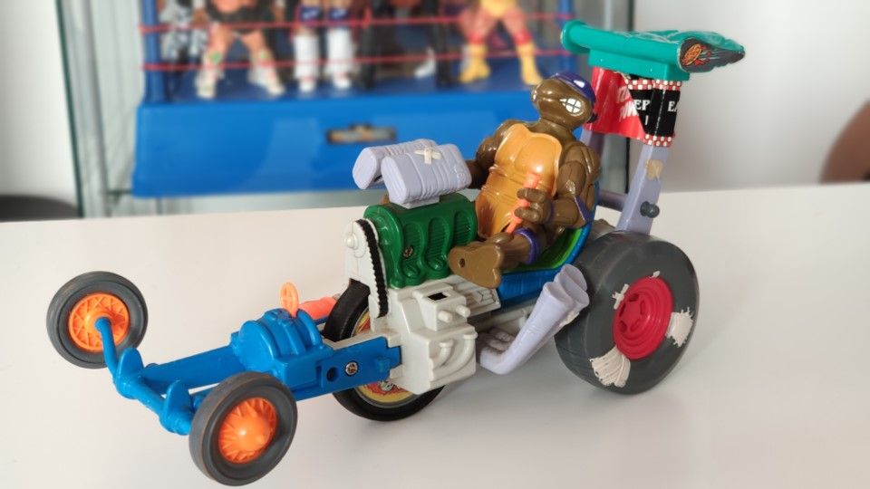 TMNT Teenage Mutant Ninja Turtles - Sewer Dragster Vehicle 1990