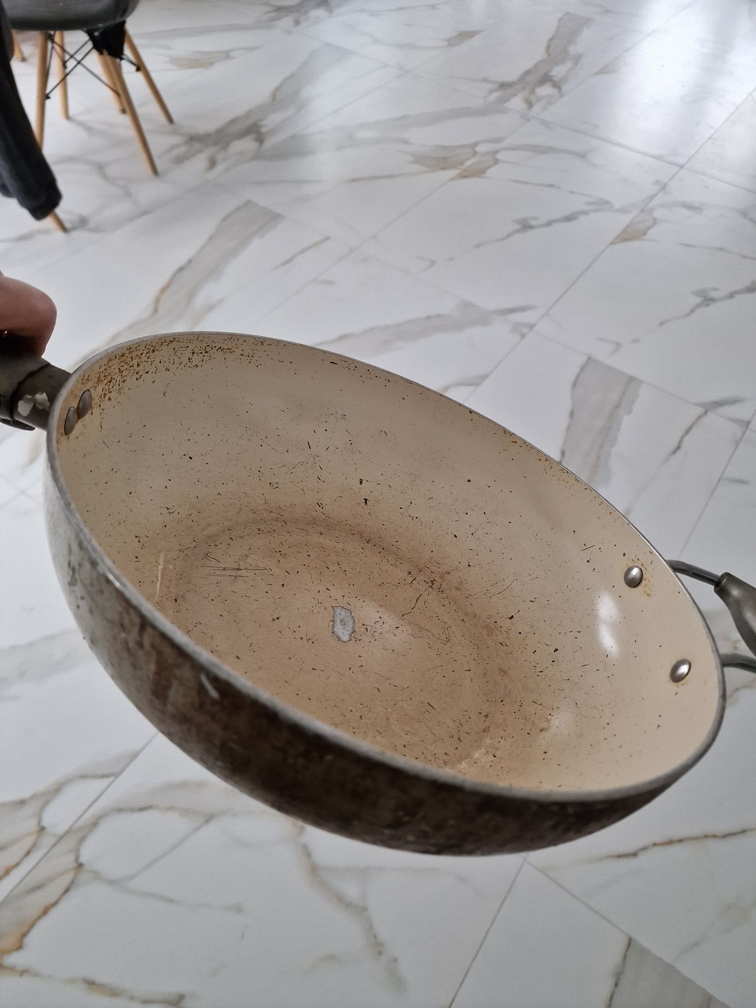 Patelnia wok głęboka z powłoką