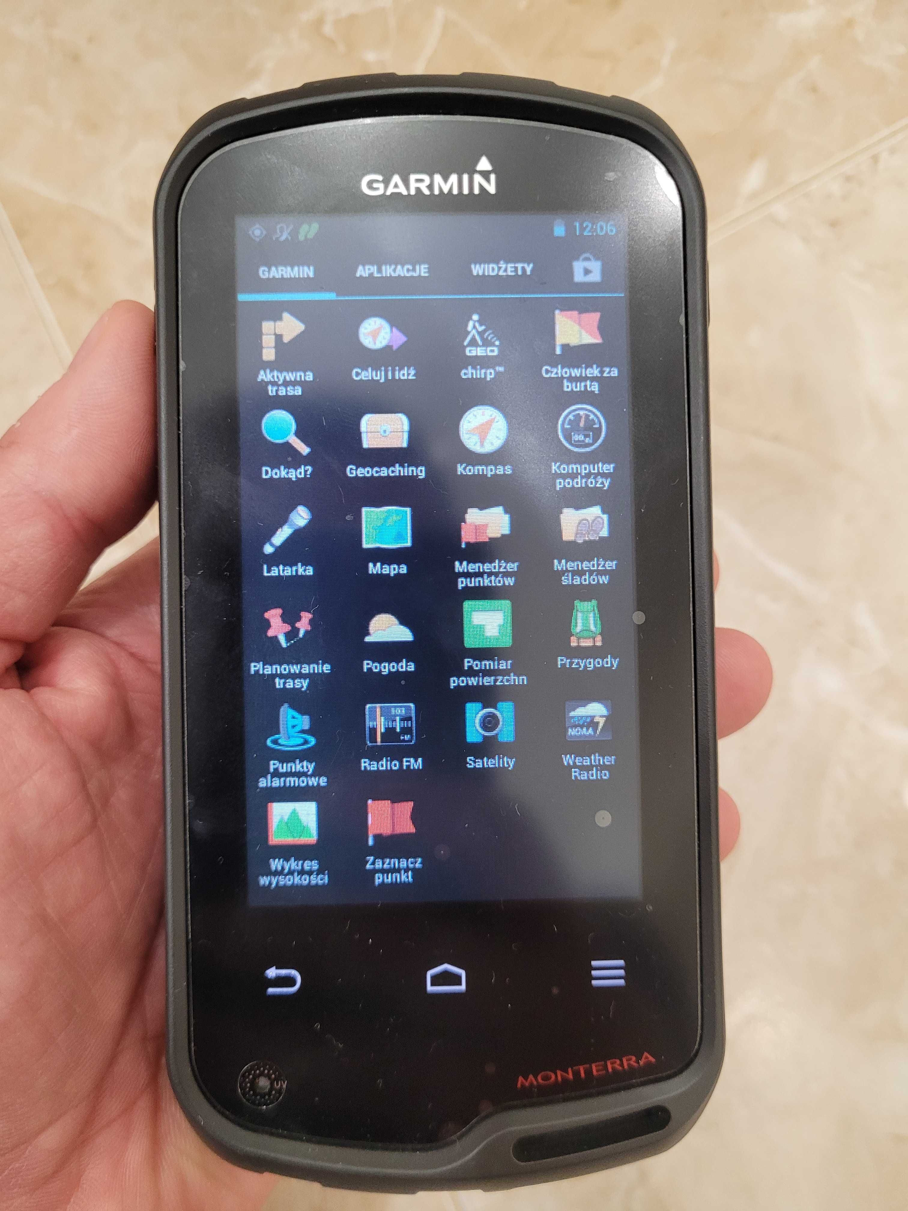 Nawigacja GPS Garmin Monterra Stan BDB! Android! Ładny zestaw! WAWA!!!