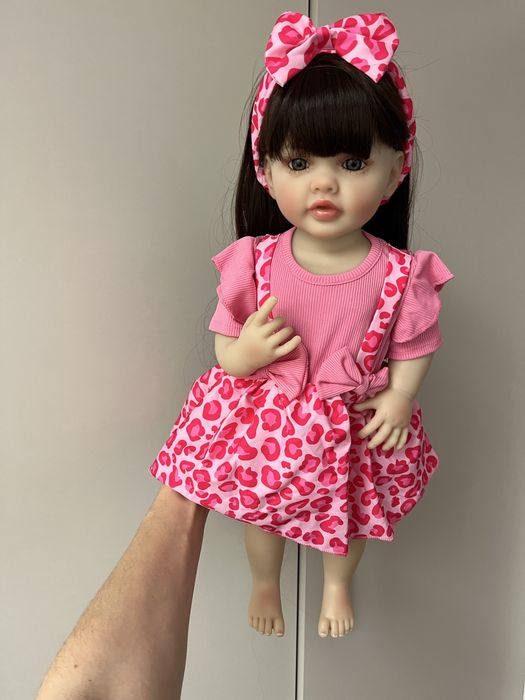 Реборн ,reborn, лялька ,кукла,реборн 55см ,реборн з волосям