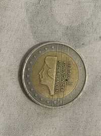 Moeda de 2€ rara Holanda 2001
