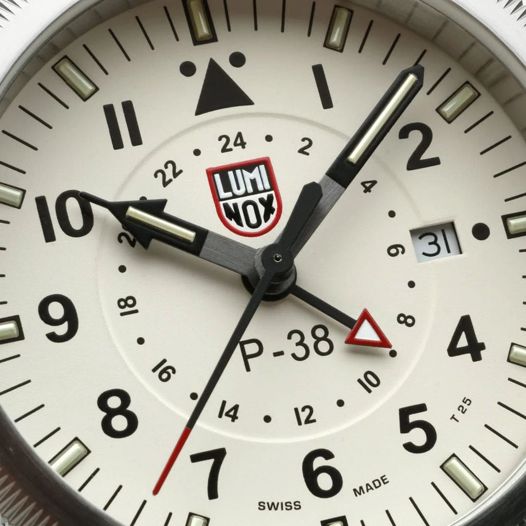 Годинник LUMINOX Air Pilot XA.9527 Lightning P-38 GMT 42 mm. 100 MT.