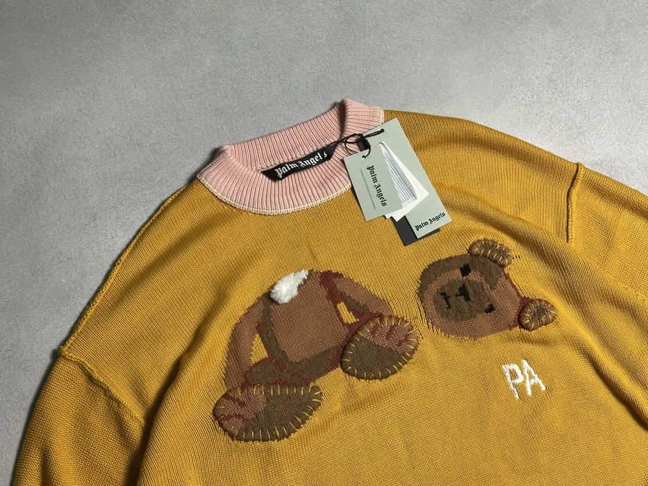 Светр Palm Angels PA Bear Sweater Orange Pink