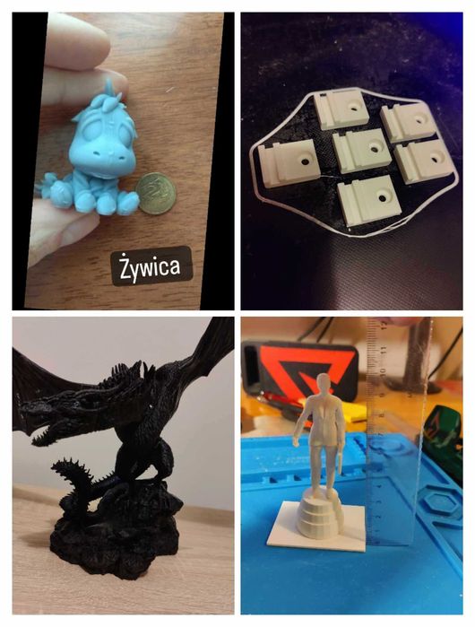 Druk 3D , Projektowanie, Lampki litofan, Skan 3D , Wypalanie laserowe