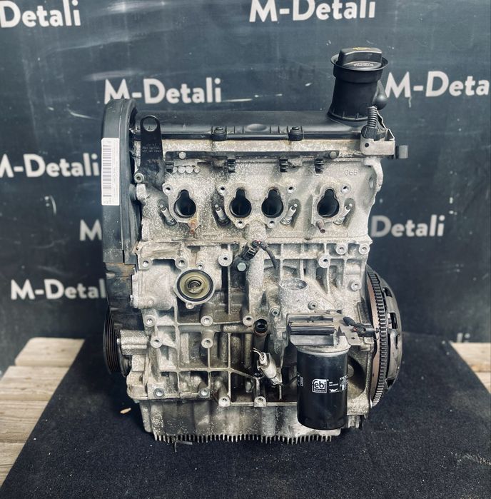 Мотор двигун голий Гольф 5 1.6 BSE MPI 78kw 8V Golf 5 двигатель Touran