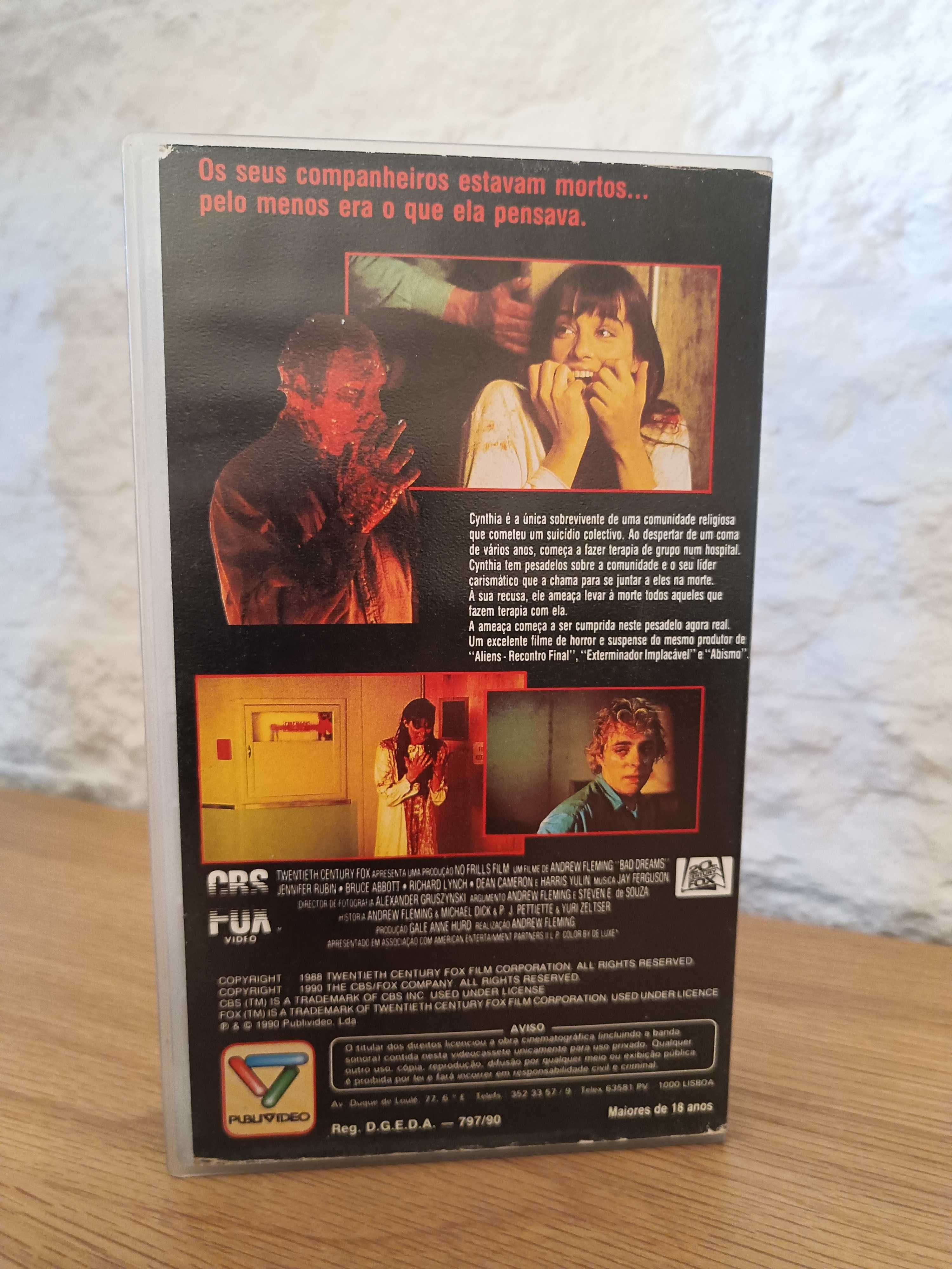 Filme VHS Sonhos Terriveis (Bad Dreams)