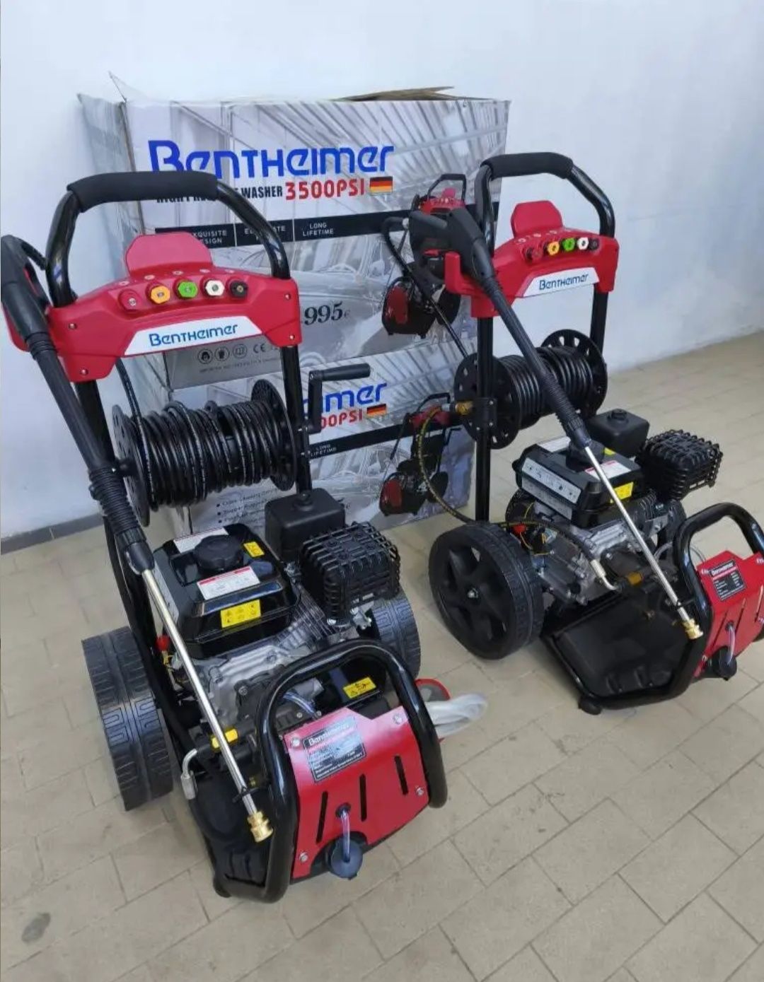 MAQUINA de lavar a pressão a gasolina BENTHEIMER5
* motor 7.0 CV a 4te