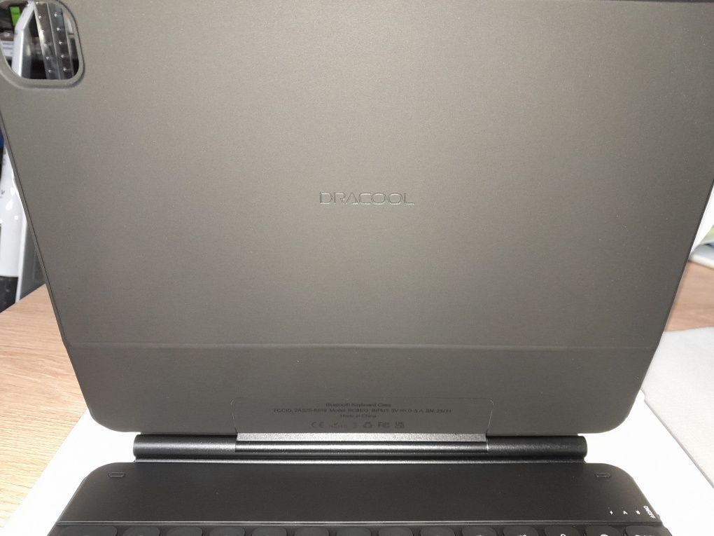 Etui z klawiaturą qwertz dracool do ipad pro 12,9 2021 /2020/2018