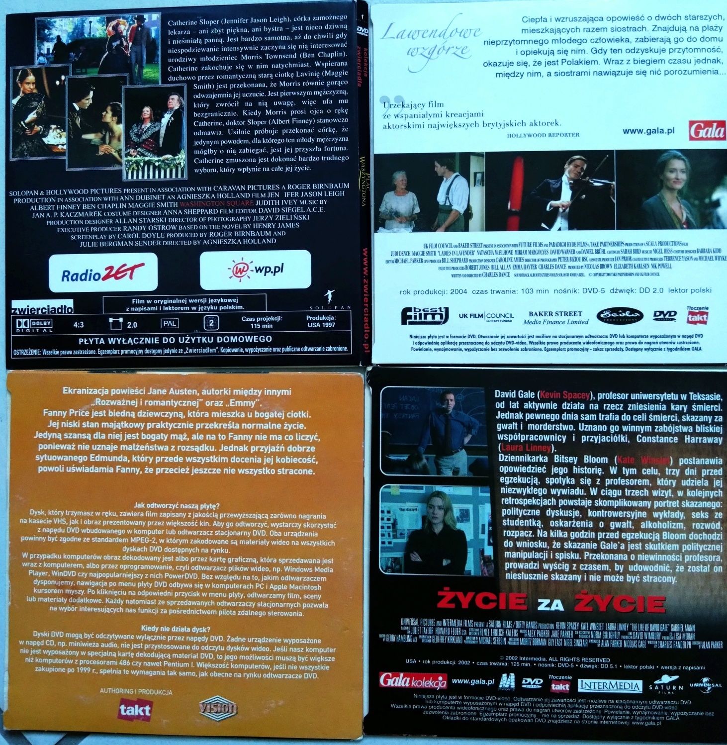 40 filmów na płytach: Życie Carlita, Gangi Nowego Jorku i inne