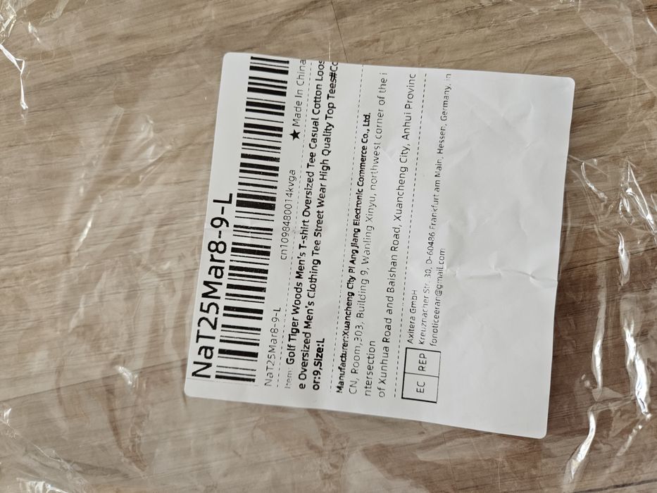 Nowa Koszulka The Masters Scottie – Rozmiar L – Bez Metki