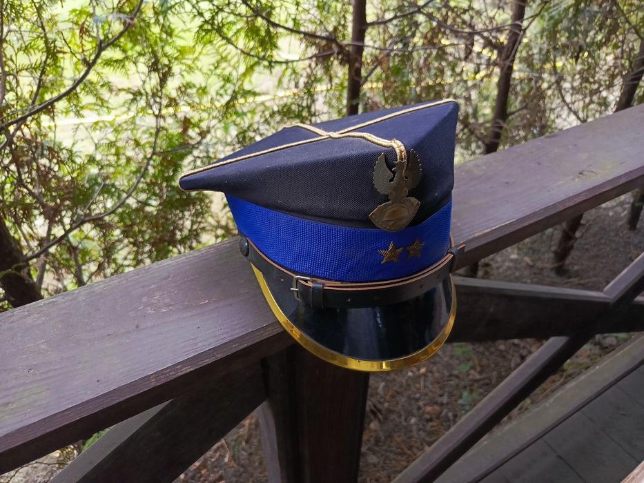 Oficerska czapka strażacka