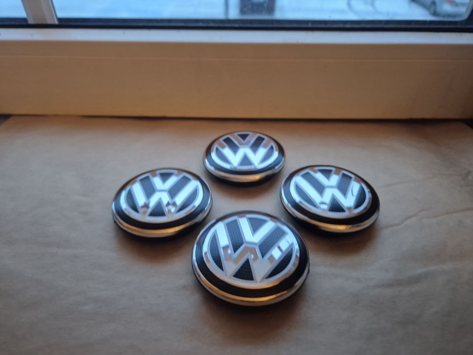 Dekielki kapsle kołpaki do alu felg Tiguan Caddy Sharan Arteon 65mm