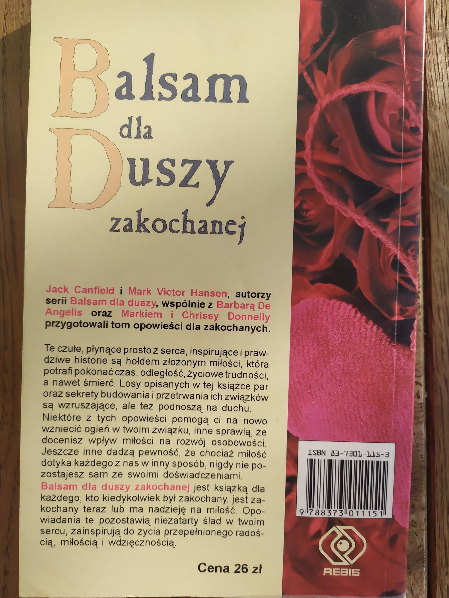 Książka Balsam dla Duszy zakochanej