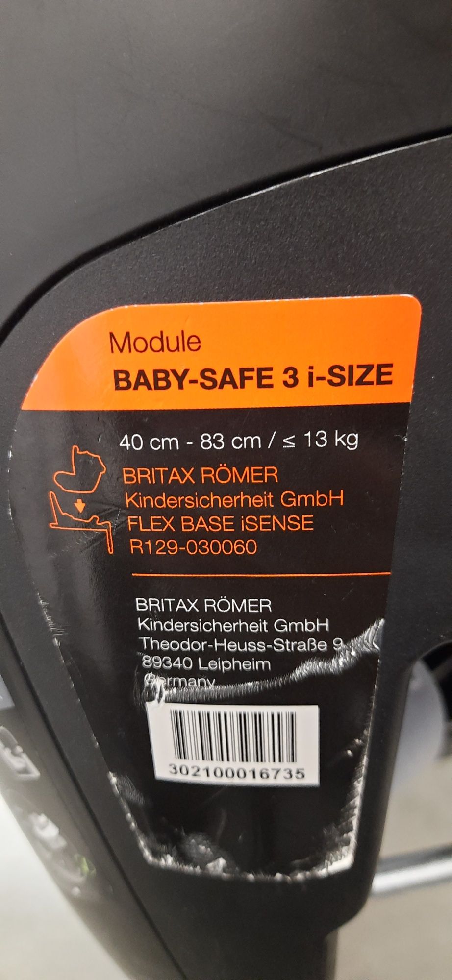 Nosidlo Britax Romer baby safe 3jak nowe