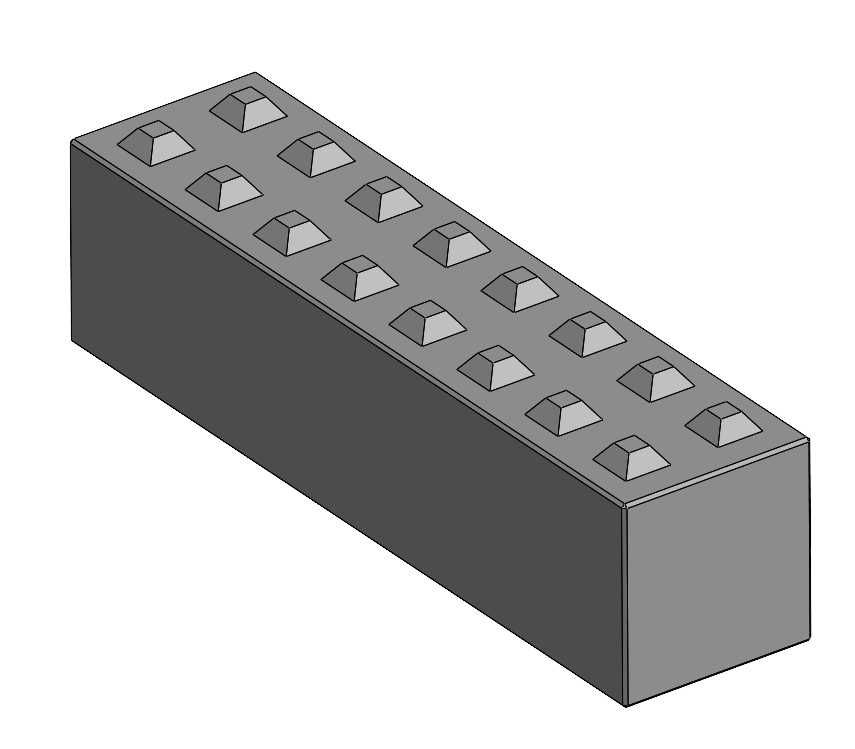 Forma do betonu GRATIS przegroda lego 240x60x60 cm, formy, bloki beton