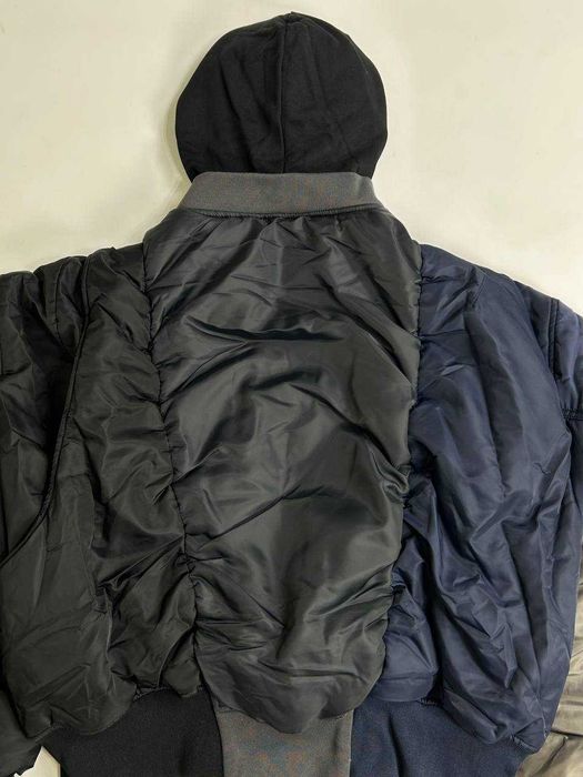 Project GR бомбер черный куртка курточка різнокольрова зіпка S M L