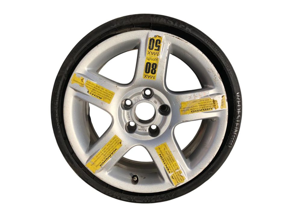 Koło Zapasowe Dojazdowe 205/70 R16 5x112 57,1 MM ET 16 Audi A6 C5 Vw Golf V - Gwarancja Wysyłka