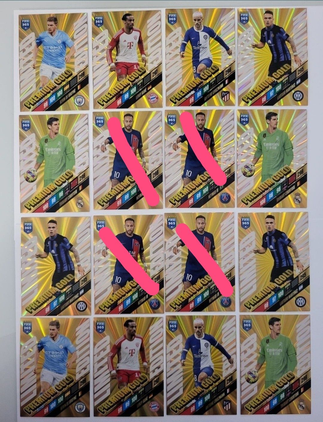 Limited Premium Gold 2024 nowe karty panini FIFA 365 Adrenalyn