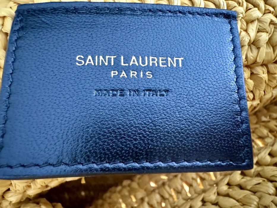 Saint laurent - raffia - piekna torba