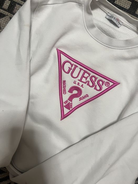 худі guess pink hoodie
