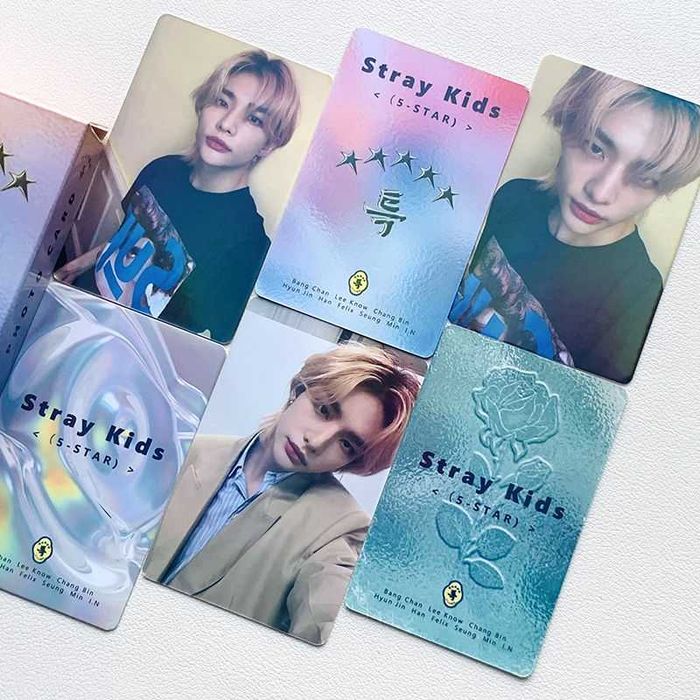 Набір кпоп голографічних карток Stray Kids №1, Стрей кідс