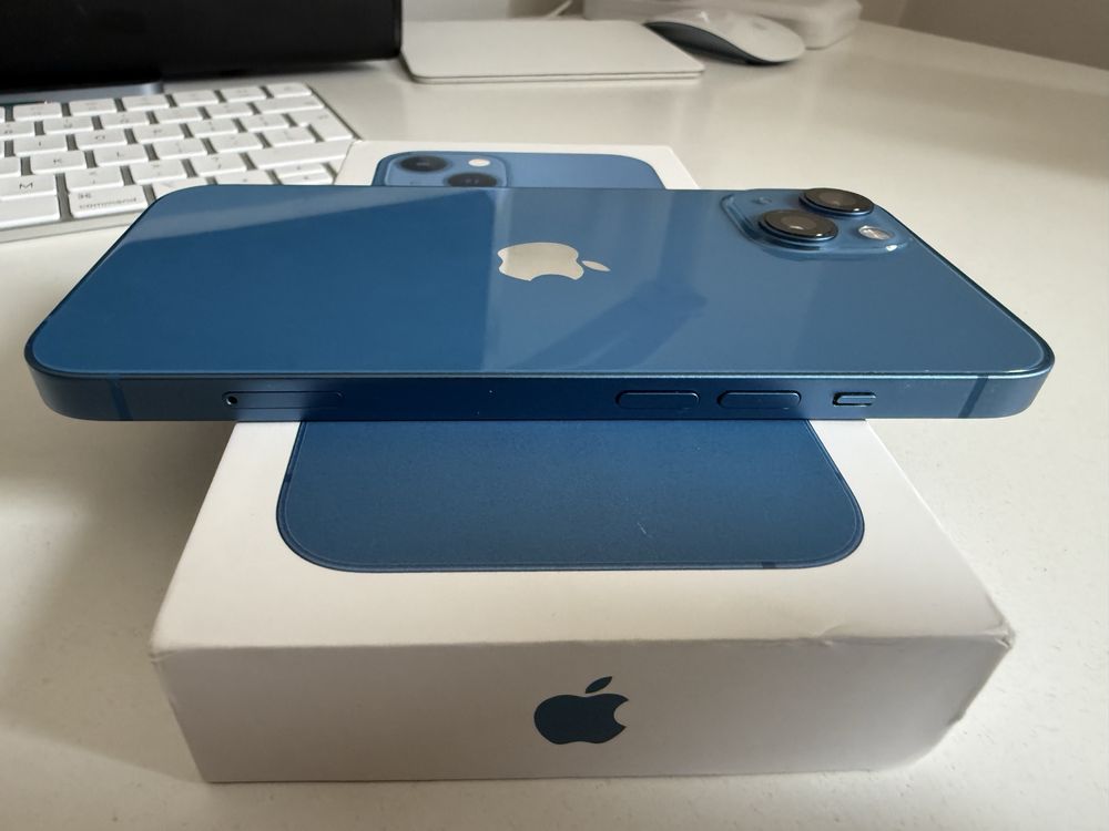 iPhone 13 128gb Blue Idealny Bateria 100%