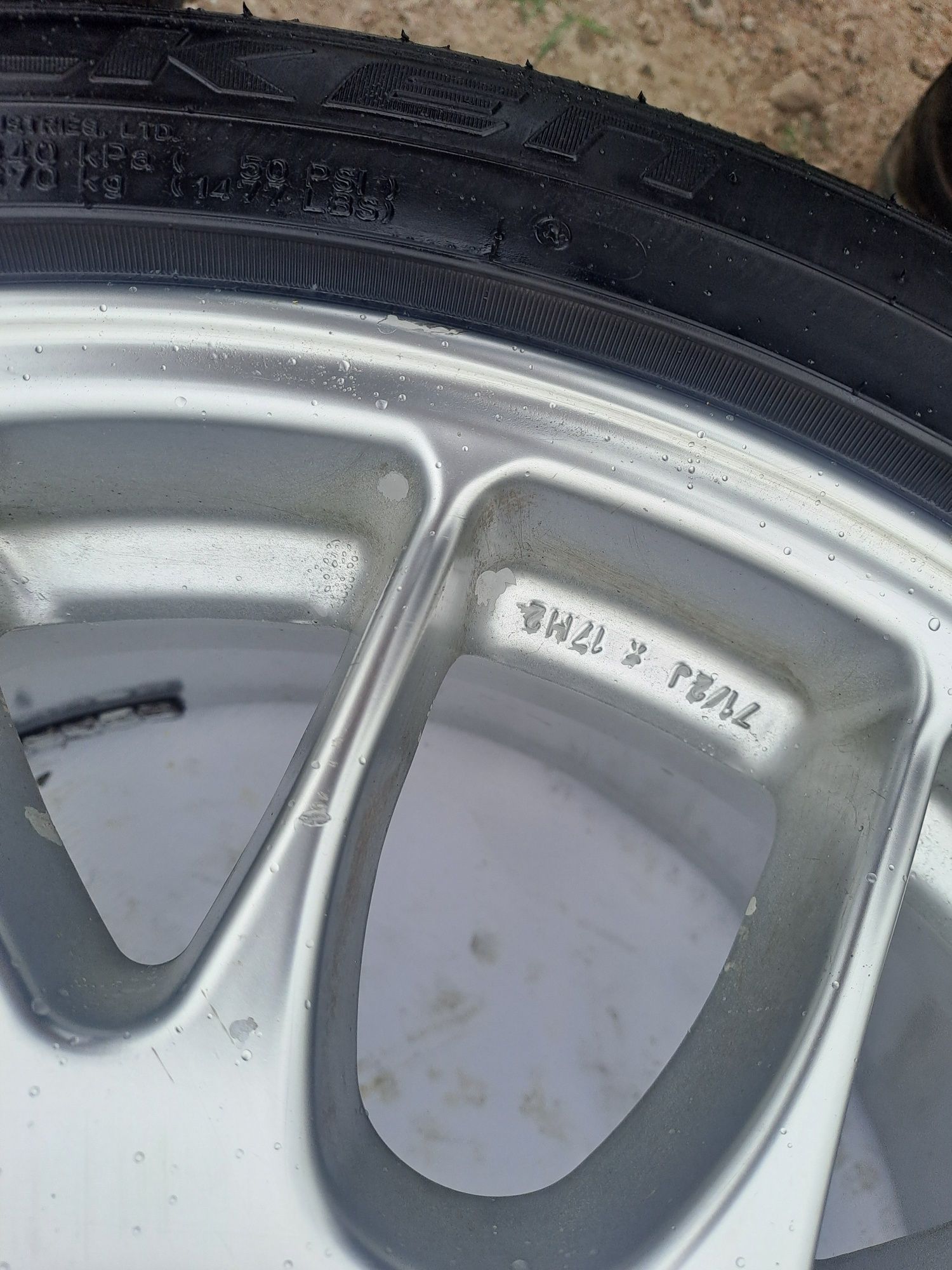 Felgi BBS 17cali 5x112 et 42 + opony Azenis Gratis!