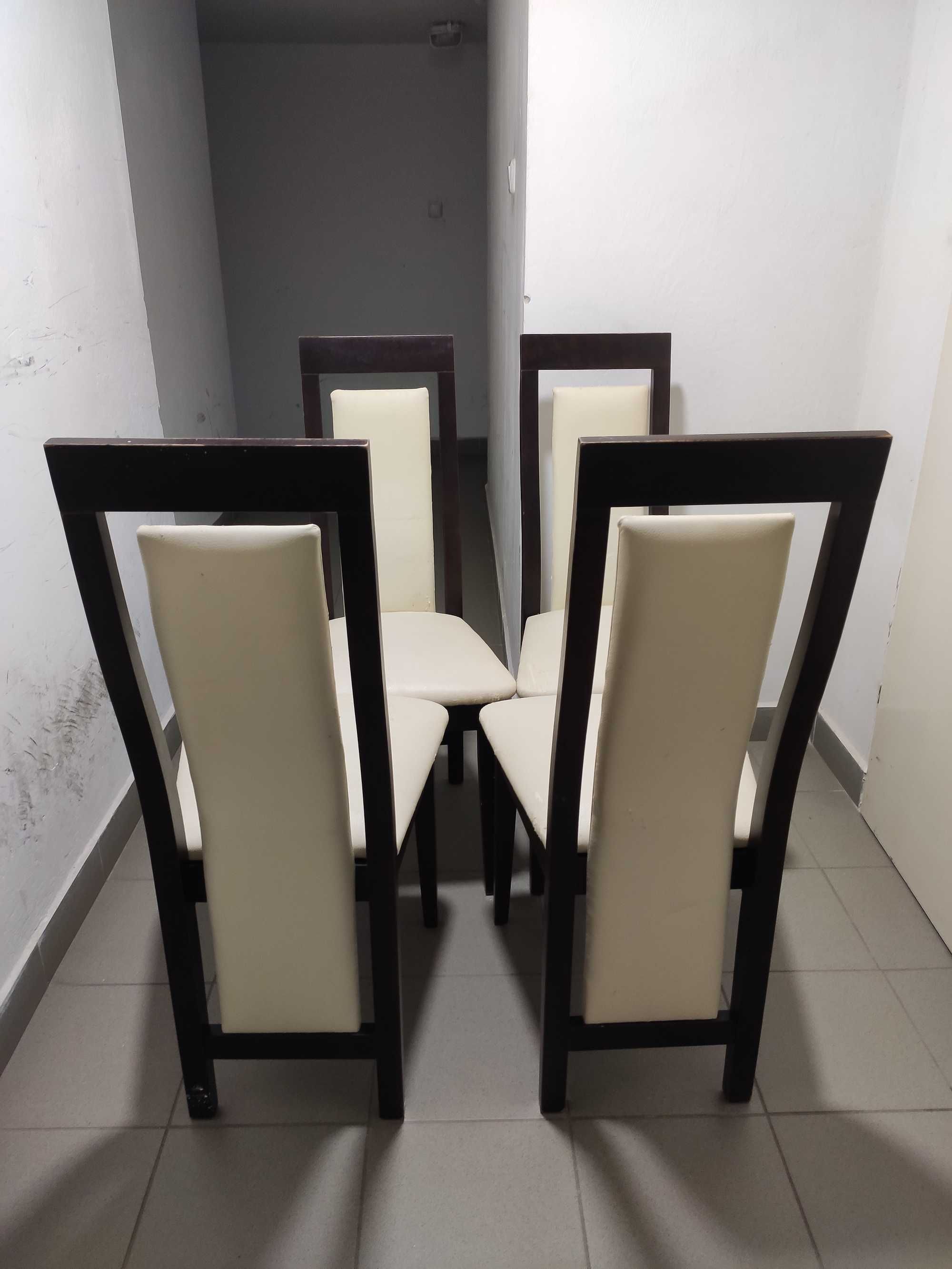 Krzesło do salonu wenge eleganckie