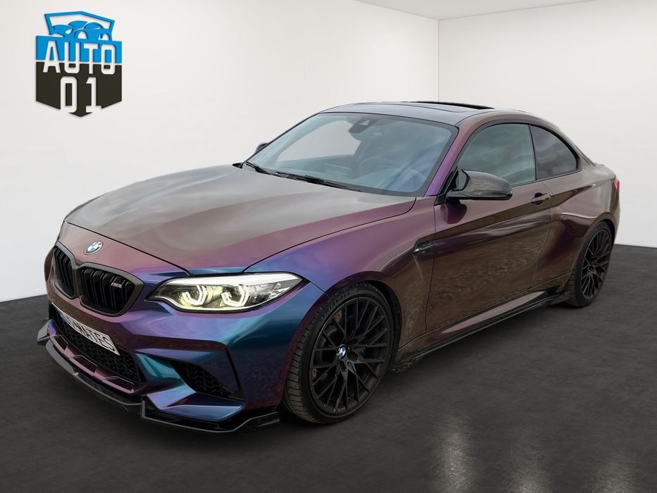 BMW M2 Salon Polska, Bezwyp., Competition-570ps, H&K, El. Fotele, Szyberdach.