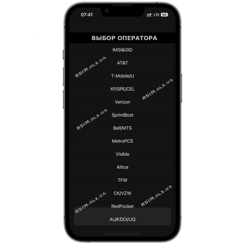R-SIM карта для разблокировки и активации Apple iPhone Рсим для айфона