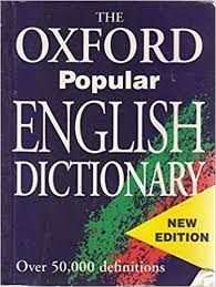 słownik ,, The Oxford popular English dictionary''