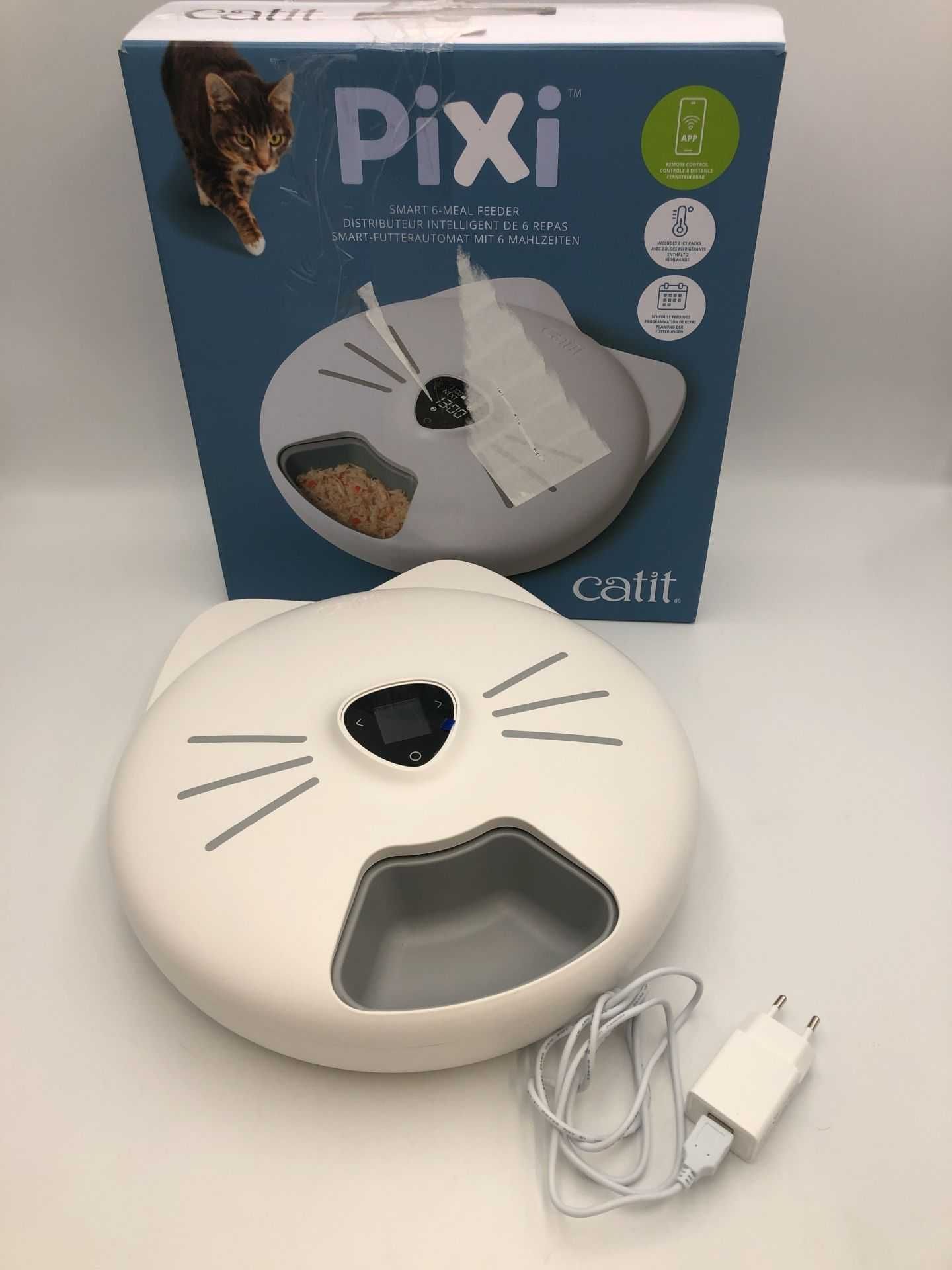 Catit PIXI Smart Futterautomat na 6 posiłków dla kotów używany online