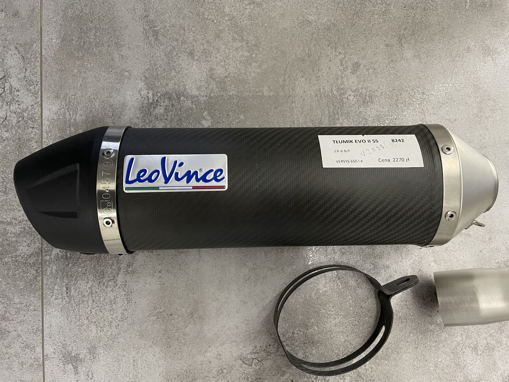 Tłumik LeoVince LV One Carbon Kawasaki z800 NOWY