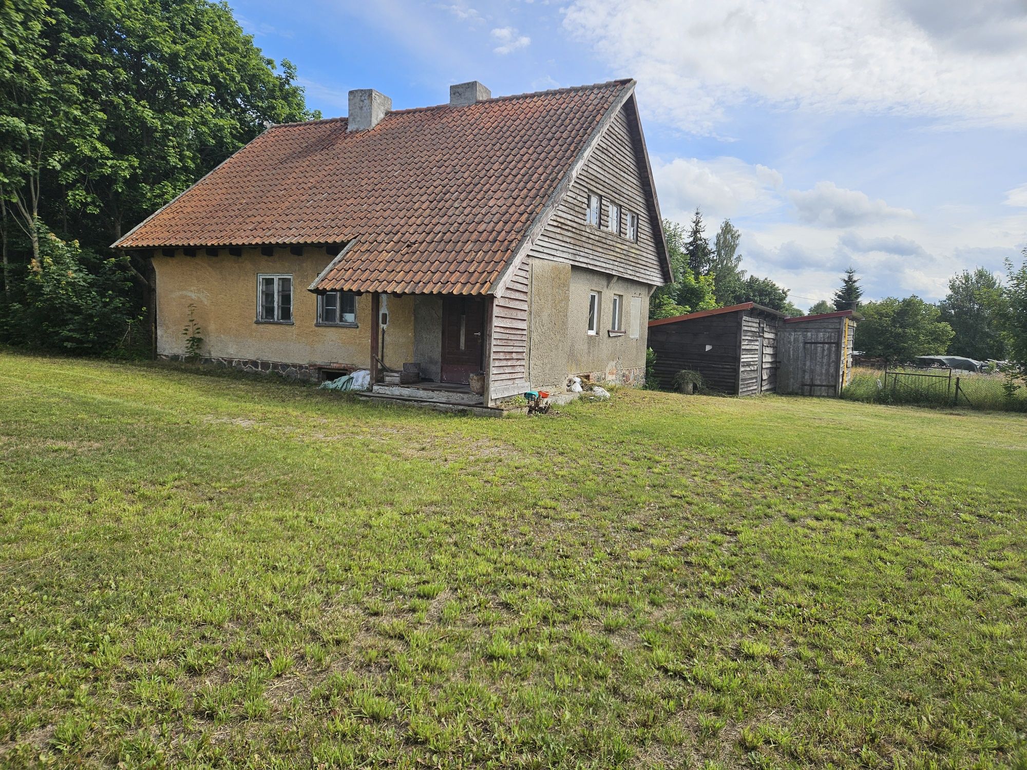 Dom z działka 70ar.Mazury