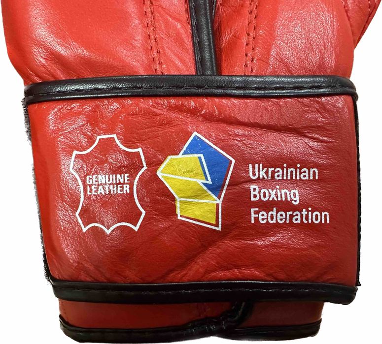 Боксерские перчатки "KNOCK" Green Hill, с печать ФБУ 10унций