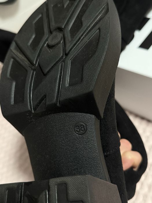 Сапог натуральна замша