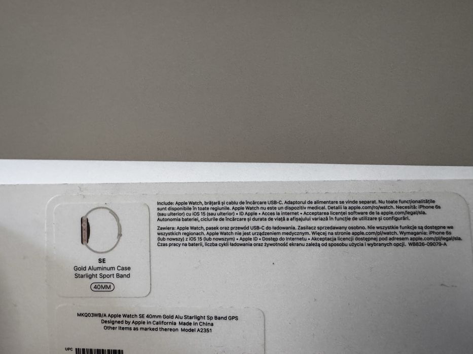 Apple Watch SE uszkodzony – wszystko działa