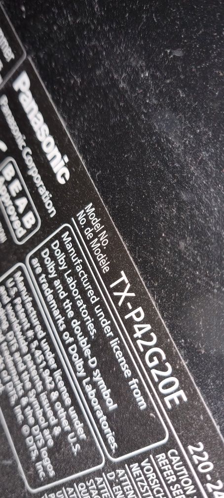 Panasonic Viera TX-P42G20e