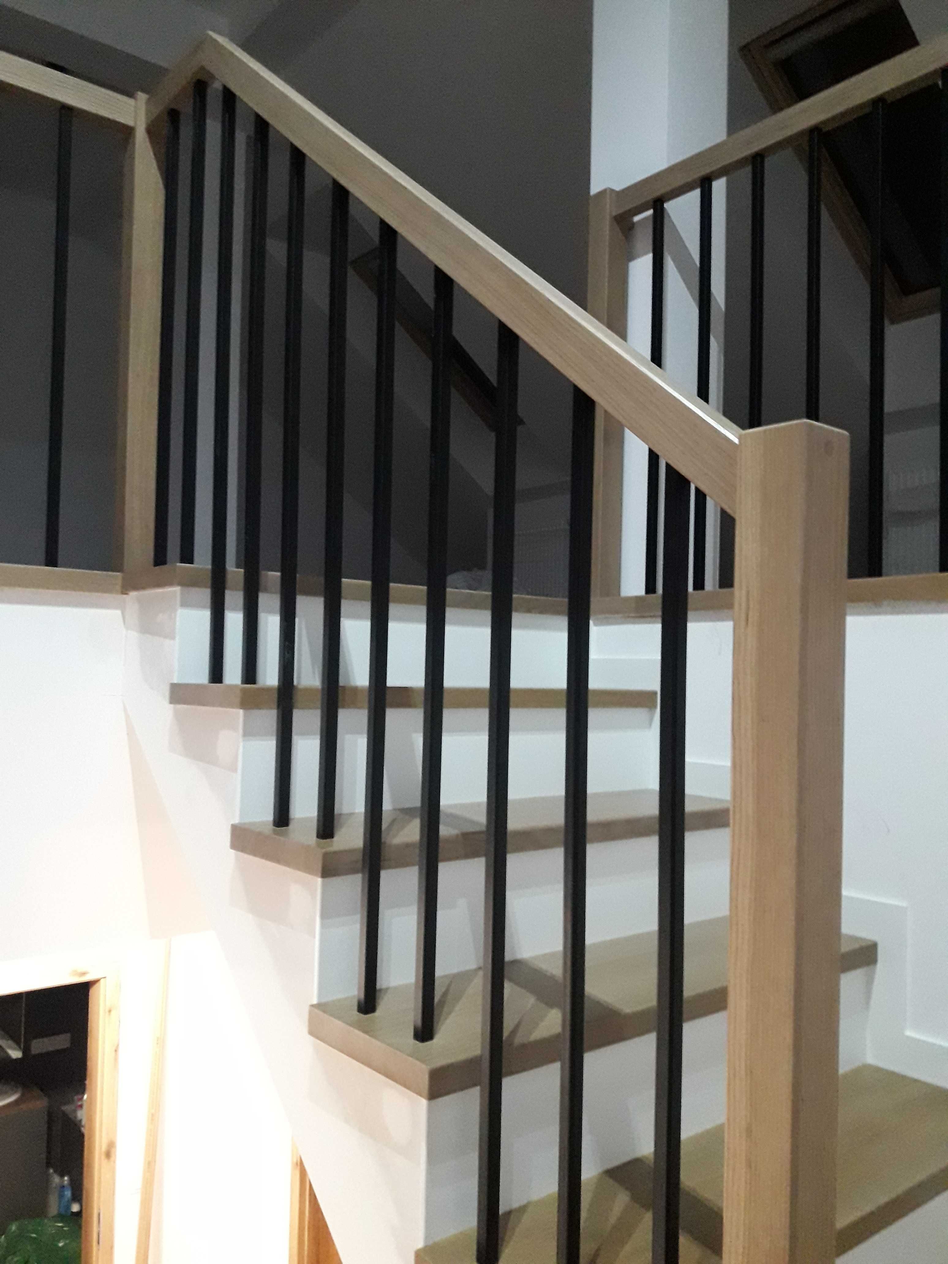 Trepy schody dębowe dąb jesion blat balustrady
