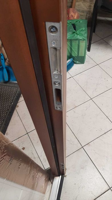 Drewniane drzwi zewnętrzne Art-Tom 90L lewe złoty dąb