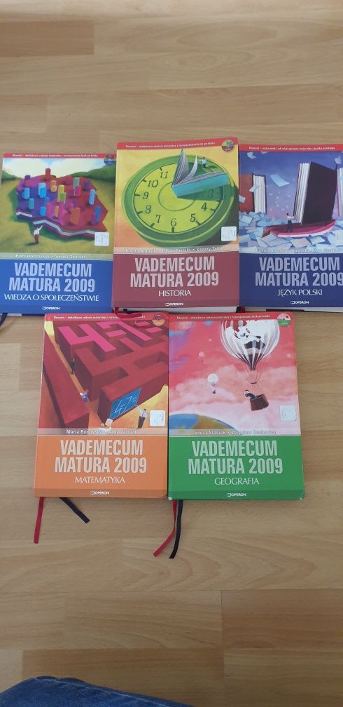 Vademecum Operon Zestaw Geografia,Historia,J. Polski,Marematyk,Wos