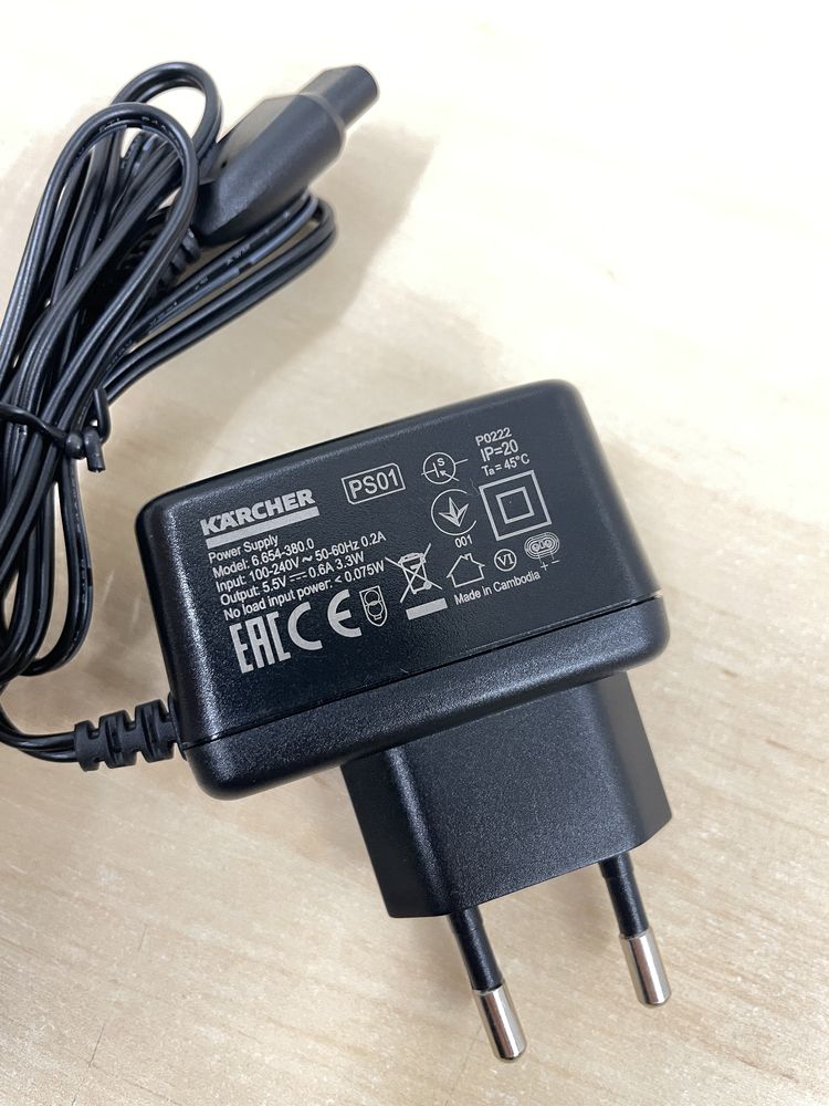 Ładowarka zasilacz PS01 Myjka do okien Karcher PS01 wv 5 wv 1 kb 5