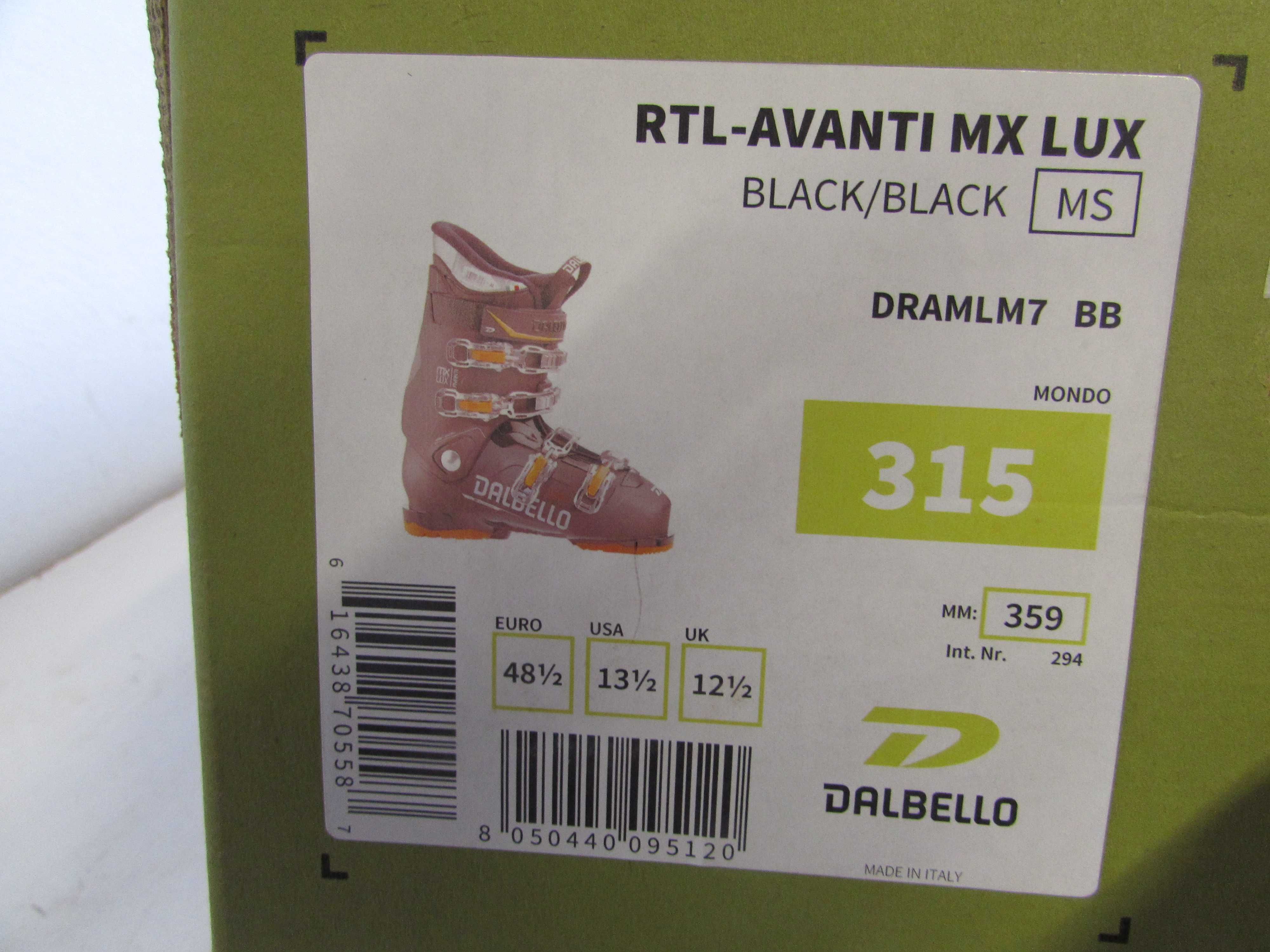 Buty narciarskie DALBELLO avanti  Eu.48 1/2 nowe