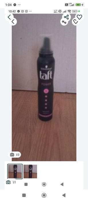 Pianka Taft do wlosów mocna