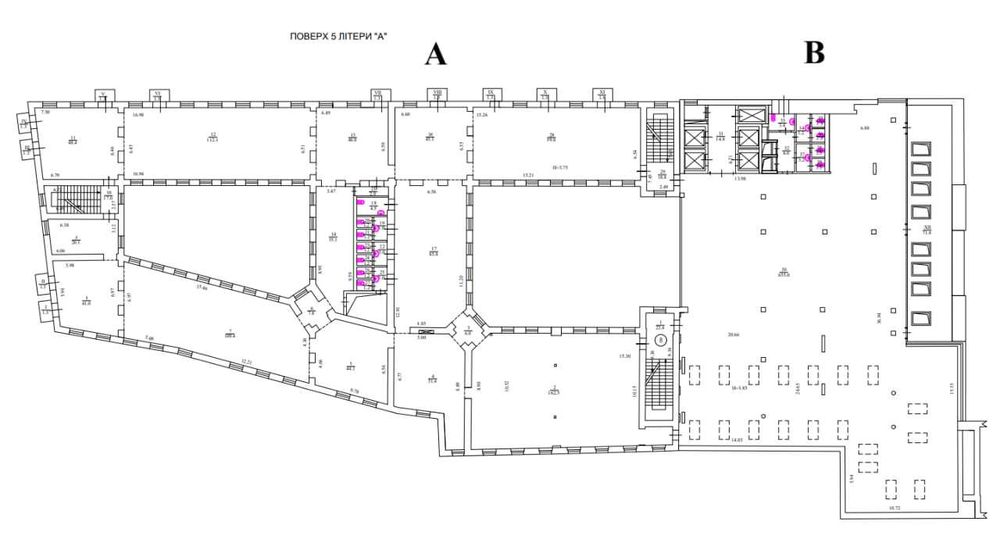 Офіс 779 кв.м + тераса біля метро Майдан Незалежності