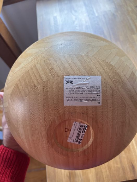 Taça de salada em bambu IKEA