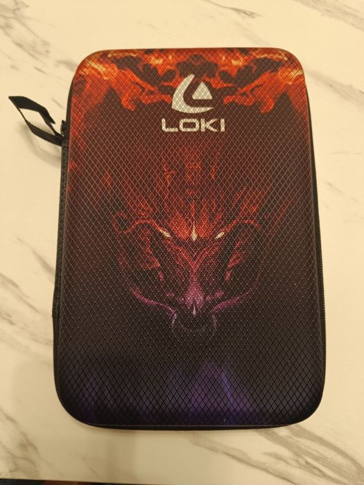 Rakietka Loki 6 Star z futerałem, zestaw do tenisa stołowego